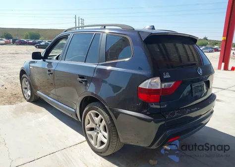 2007 BMW X3 3.0Si z USA, uszkodzony, nr VIN WBXPC93467WE78168